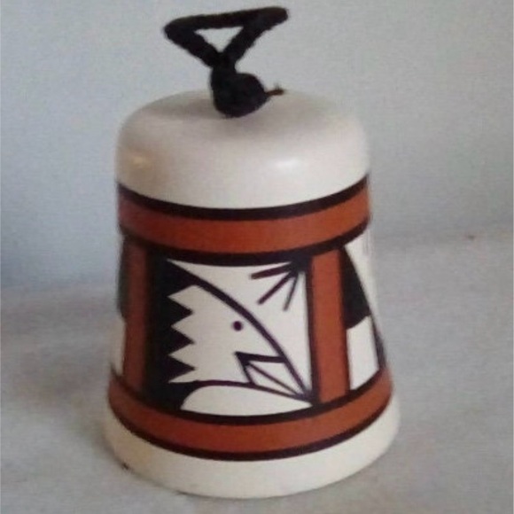 Source Unknown Other - Native American Pottery Thunderbird Bell